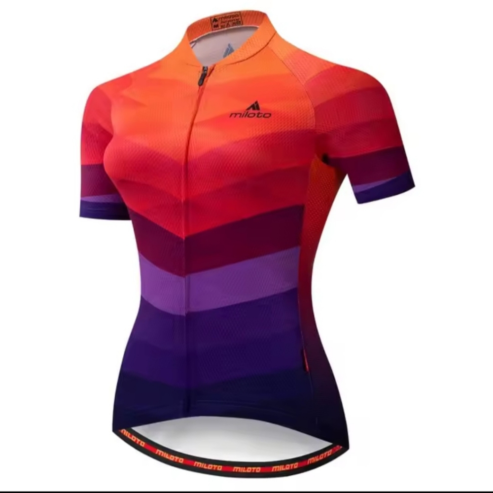 Miloto Women's Short Sleeve Cycling Jersey NWOT Medium